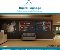 Transform your business with Zoom Visual's digital signage solutions.