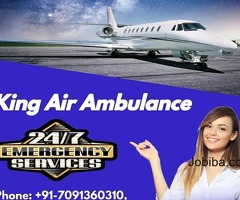 Pick Classy and Snappy Air Ambulance Service in Guwahati by King