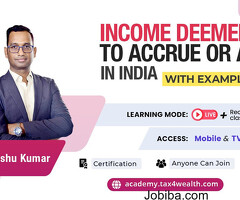Upto 50% off | Income Deemed to Accrue or Aries in India with Example | Academy Tax4wealth