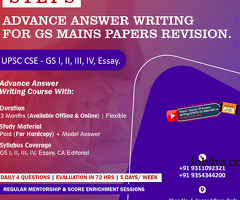 Is there any coaching institute in Delhi that will conduct daily answer writing practice tests?