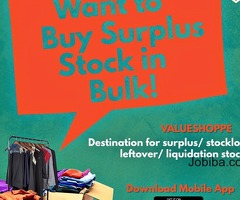 ValueShoppe is the place to go in India for branded surplus stock