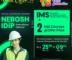 The Key to Advancing Your Career in  Nebosh I DIp Course in Kolkata