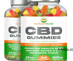 Radiant Ease CBD Gummies-100% Safe Ingredients-It Is Really Effective Or More Benefits?