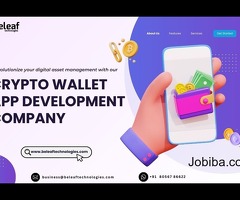 Leading Crypto Wallet App Development Company for Entrepreneurs - Beleaf Technologies
