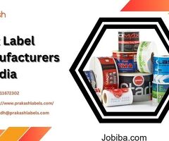 High Quality Best Label Manufacturers in India | Prakash labels