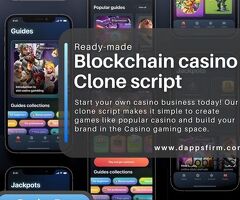 Revolutionizing Online Gambling: Blockchain Casino Gameclone Script