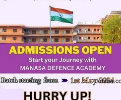 START YOUR JOURNEY WITH MANASA DEFENCE ACADEMY