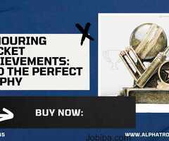 Honouring Cricket Achievements: Find the Perfect Trophy