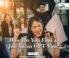 How do you find a job on an OPT visa?