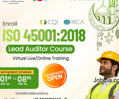 Your Professional journey to new heights ISO 45001:2018