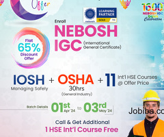 Nebosh IGC course online with offers