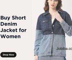 Buy Short Denim Jacket for Women at Best Price in India