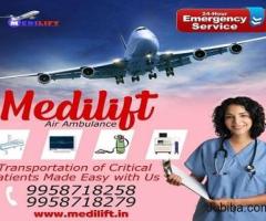 Call Medilift for the Best ICU Air Ambulance Service in Guwahati at Right Cost