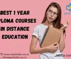 Best 1-year diploma courses in distance education