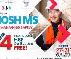 Enroll in the IOSH-MS course to build your safety career...!!!