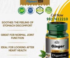 Ginger Capsules cure diseases in the digestive system & effective in cough